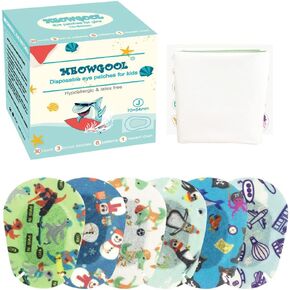 Adhesive Eye Patches for Little Boys, Junior Size, 30+3 Bonus Patches, 0-2yrs (Cars)