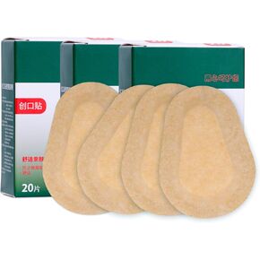 120pcs Eye Patches for Adults Adhesive Eyepatch Skin Color Adhesive Bandages Regular Size, 6 Boxes