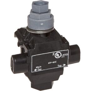 Morris Products 96102 Above Ground Insulation Piercing Connector, 1 Port, 2/0-6 Main Range, 8-14 Tap Range, 1-Pack in Saudi Arabia