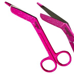 Artlab-Lister Bandage Scissors - Emt and Trauma Shears - 5.5 Inch Nursing Scissors -Stainless Steel Bandage Scissors for Nurses German Stainless Steel (Pink Dew Drop 5.5")