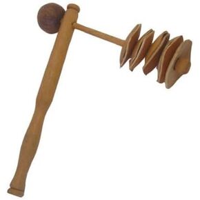 African Wasembe Gourd Slice Shaker - Ghana Rattle