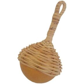Single Jingle Caxixi Bottle Cap Shaker - African Woven Basket