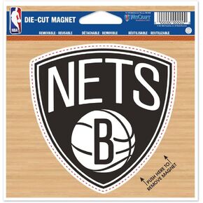 Wincraft Brooklyn Nets Die Cut Magnet 5 x 5.25