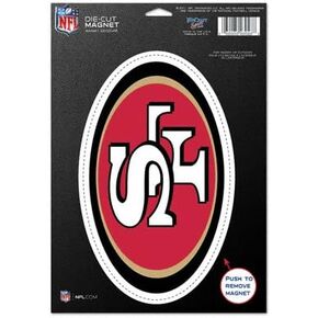 NFL San Francisco 49ers 83792010 Die Cut Logo Magnet