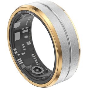 Smart Rings for Men & Women, Fitness Waterproof Health Ring for Pedometer, Heart Rate and Sleep Tracking, Compatible for iOS for Android