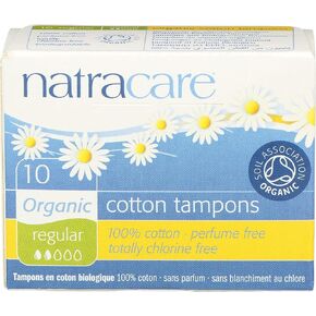 Natracare Tampons Regular 10CT- 8 Pack (80 Total)