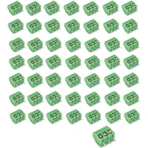 50 قطعة خضراء مقاس 3.5 مم، 3 دبابيس PCB، كتلة طرفية لتركيب Arduino in Kuwait