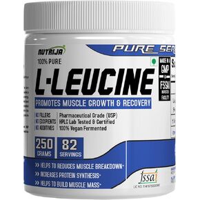 L-Leucine 1000mg Capsules | Promotes Lean Muscle Mass, Muscle Building & Strengthening (120 Capsules)