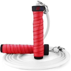 Weighted Jump Rope for Adult Fitness and Weight Loss, 1LB Adjustable Jump Rope, Handles with Removable Weights - Crossrope for Home Exercise, Gym Accessories for Boxing in Saudi Arabia