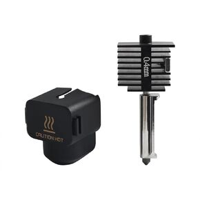 3D Printer Accessories Bambu A1/ A1 Mini Hotend Kit: Extruder Replacement Print Head Upgrade High-Temperature 0.4mm Hardened Steel Nozzle Chrome-Plated Heater Block BCZAMD