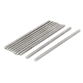 uxcell M4 x 100mm 304 Stainless Steel Fully Threaded Rod Bar Studs Fastener 10 Pcs