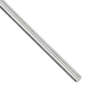 uxcell M4 Fully Threaded Rod, 304 Stainless Steel, 250mm Length, 0.7mm Thread Pitch, Left Hand Threads