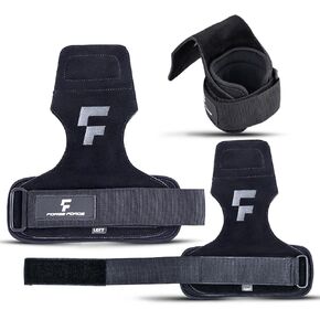 Double Layer Leather Weight Lifting Wrist Straps For Exercise, Deadlifting, Barbells, Powerlifting, Wide Neoprene Padding Enhanced Grip And Support, Gym Accessories For Men/Women Fitness