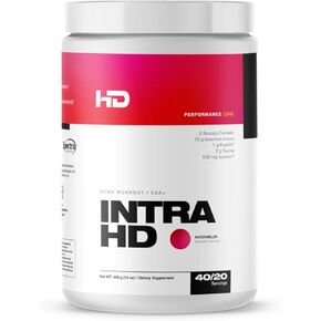 HD MUSCLE IntraHD Essential Aminos | Intra Workout Recovery Supplement | 10g EAAs, 100mg Spectra, 1g Coconut Water Powder | 40/20 Servings (Raspberry Lemonade)