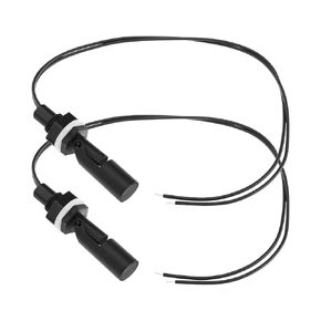 2PCS M16 Water Level Sensor DC 10w 110v Liquid Float Switch Side Mounted Water Level Sensor Controller for Aquariums Fish Tank Hydroponics Pool