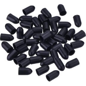 50 Pcs Pourers Dust Covers Olive Oil Liquor Bottle Pour Spout Cover Rubber Caps (Not Include the Spout)