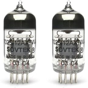 Pair of Sovtek 12AX7WA Preamp Vacuum Tube