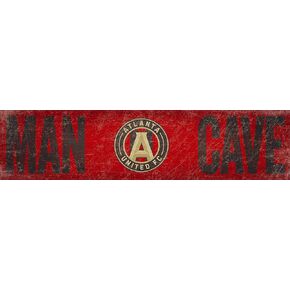 Fan Creations MLS Atlanta United Unisex Atlanta United Man Cave 6x24 Sign, Team, 6 x 24