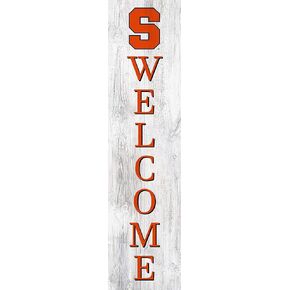Fan Creations NCAA Syracuse Orange Unisex Syracuse 24" Welcome Leaner, Team, 24 inch