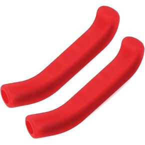 Bike Brake Grips, 5 Colors Bike Brake Lever Cover Silicone Grips Anti Slip Waterproof Protector Cycling Accessory for Road Bikes, Mountain Bikes, 2.95 x 0.51 inch