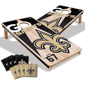 YouTheFan NFL New Orleans Saints 2’ x 4’ Cornhole Game