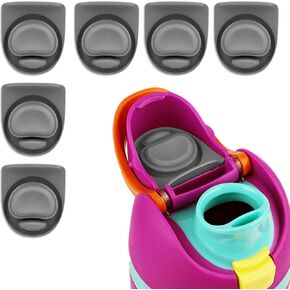6pcs Replacement Stopper Compatible with Owala FreeSip 24oz 32oz, Water Bottle Lid Mouth Stopper Accessories for Owala 19/24/32/40oz BPA-Free Cap Sealing Gasket Silicone Plug