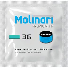 Molinari Premium Pool Billiard CUE TIP - 1 pc - 14 mm