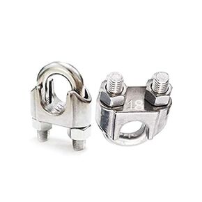 5/8" Cable Wire Rope U-BOLT Clamp 2 Pack