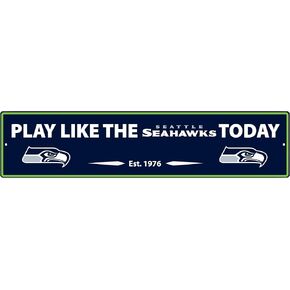 NFL Seattle Seahawks Street Sign Wall Plaque, 20"