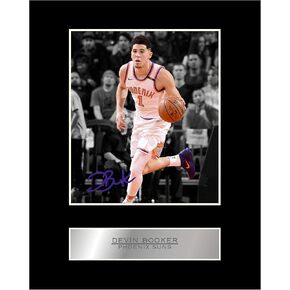 iconic pics Devin Booker Print Signed Mounted Photo Display #03 Printed Autograph Picture Print