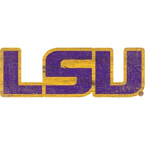 Fan Creations NCAA LSU Tigers Unisex LSU Team Logo 8in Cutout, Team Color, 8 inch