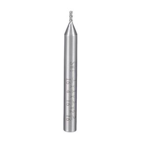 uxcell 1/16" Cutting HSS-AL Spiral Drill Bit Straight End Mill Cutter 4 Flute with 1/4" Shank