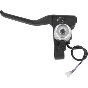 Left Brake Lever Nylon and Metal Left Brake Lever Handle Replacement with Bell for GOTRAX Electric Scooter
