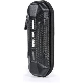 WILD MAN Bike Tool Storage Bag Hard Shell Waterproof Bicycle Repair Bag for Mountain Road Bike MTB Cycling(XT11,Black)