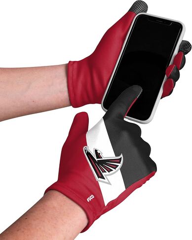 FOCO Atlanta Falcons NFL Reusable Stretch Gloves - Adult - 2 Pack in Saudi Arabia