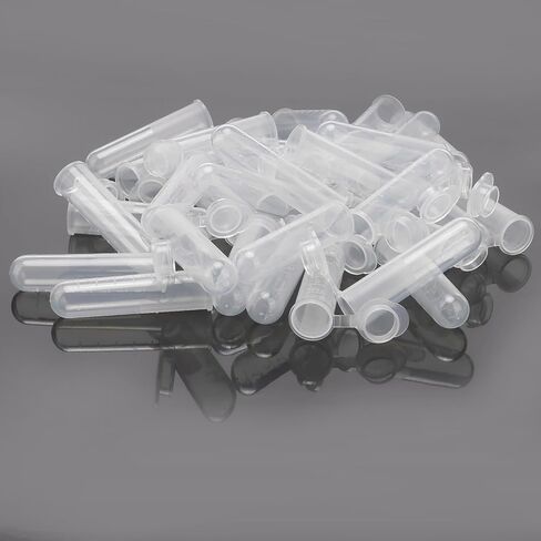 200Pcs 7ml Centrifuge Tubes, with Snap Cap, Transparent Plastic Microcentrifuge Lab Test Tubes Sample Storage Containers in Saudi Arabia