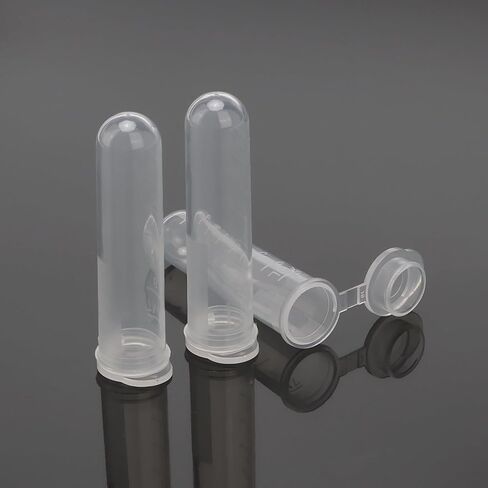 200Pcs 7ml Centrifuge Tubes, with Snap Cap, Transparent Plastic Microcentrifuge Lab Test Tubes Sample Storage Containers in Saudi Arabia