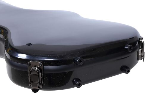 Crossrock Deluxe Fiberglass Case for Precision Bass Style Guitars(CRF2021BBK) in Saudi Arabia
