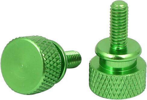 حافظة كمبيوتر Uxcell M4x10mm نوع الكتف برغي إبهام مخرش أخضر 10 قطع in Saudi Arabia