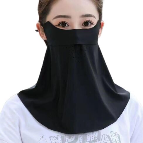 وشاح للوجه للرقبة للحماية من الشمس مع حلقات للأذن، غطاء وشاح للوجه خفيف الوزن بنمط بالاكلافا للواقي من الشمس في الهواء الطلق in Kuwait