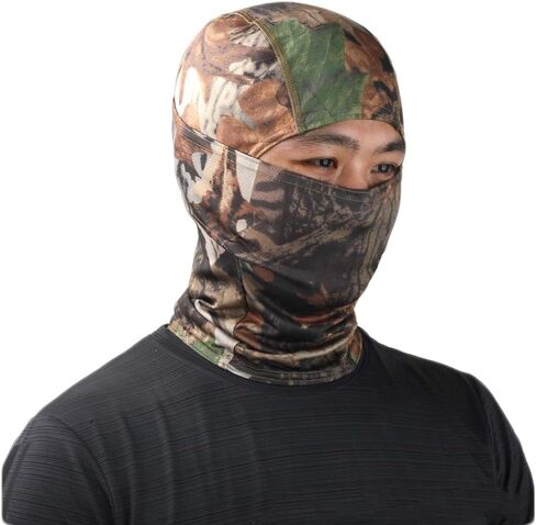 قناع الوجه الكامل بالاكلافا كامو نينجا بغطاء رأس للرقبة لركوب الدراجات في الهواء الطلق والصيد والغابات العسكرية in Kuwait