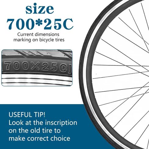 2 حزمة 700x25C إطار دراجة 700C 60 TPI طوي إطارات دراجة بديلة للدراجات الطريق in Saudi Arabia