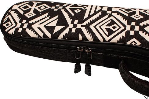 MUSIC FIRST Canvas Vintage style 26/27 inch Tenor "Aztec" Ukulele case ukulele bag ukulele cover in Saudi Arabia