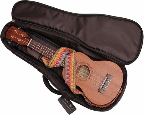 MUSIC FIRST Canvas Vintage style 26/27 inch Tenor "Aztec" Ukulele case ukulele bag ukulele cover in Saudi Arabia