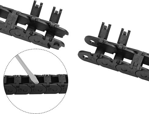UniTak3D سلسلة سحب 10x11mm1M خارج نوع مفتوح البلاستيك حامل كابل حبل مع موصلات نهاية لأسلاك الطابعة ثلاثية الأبعاد آلات التصنيع باستخدام الحاسب الآلي in Saudi Arabia