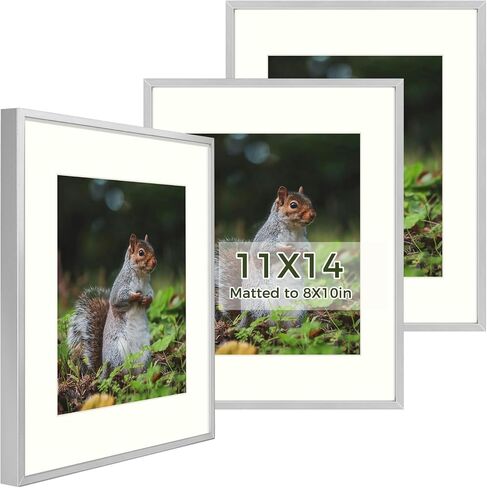 Golden State Art, A1 Aluminum Black Photo Frame with Plexiglass - Swivel Tabs, Sawtooth Hangers, Spring Clips - Metal Wall Poster Frame Collection (3 Pack) in Saudi Arabia