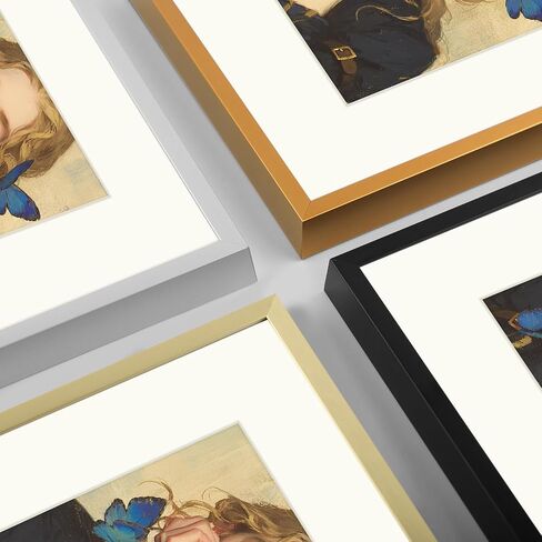 Golden State Art, A1 Aluminum Black Photo Frame with Plexiglass - Swivel Tabs, Sawtooth Hangers, Spring Clips - Metal Wall Poster Frame Collection (3 Pack) in Saudi Arabia