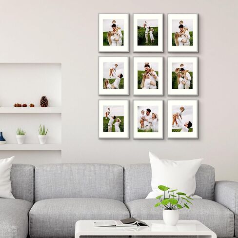 Golden State Art, A1 Aluminum Black Photo Frame with Plexiglass - Swivel Tabs, Sawtooth Hangers, Spring Clips - Metal Wall Poster Frame Collection (3 Pack) in Saudi Arabia