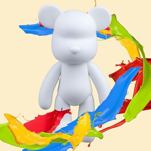 7+9 inch Blank Bear Mold 2 Set DIY Fluid Bear + Keychain Creativity Bear Figure for Home Decoration in Saudi Arabia
