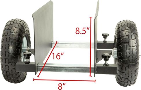 Extreme Max 5001.6409 Panel Moving Dolly with Pneumatic Wheels for Indoor & Outdoor Use in Saudi Arabia